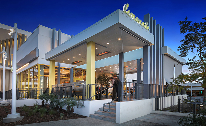 Infratech Heaters in Lemonade at Del Amo Fashion Square