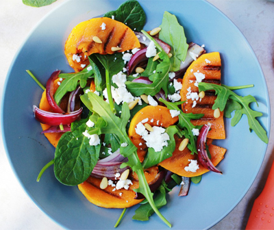 grilled_pumpkin_onion_feta_salad
