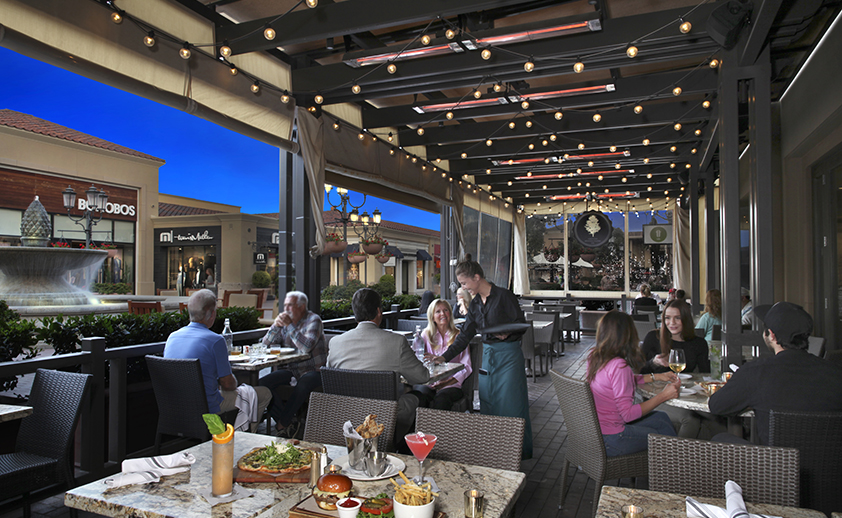 Great Maple in Fashion Island, Newport Beach - Infratech Heater